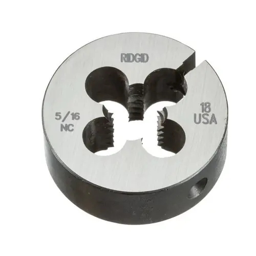 While Supplies Last Ridgid 38340 5/16"-18 Unc Button Die