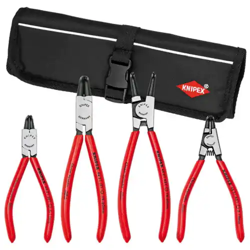 Knipex 9K 00 19 54 US 4 Pc Circlip Set In Pouch 90 Degree Today Only