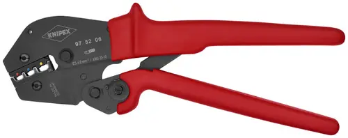Top Pick Knipex 97 52 06 Crimping Pliers For Insulated Terminals, Plug Connectors and Butt Connectors, 10" Nominal Length