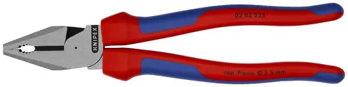 Hassle-Free Returns Knipex 02 02 225 High Leverage Combination Pliers, 9" Nominal Length