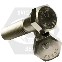 Trending 1 1/2"-6 x 6 1/2" Hex Cap Screws, 316 Stainless Steel, Partial Thread, Coarse (UNC), ASTM F593, Qty 1
