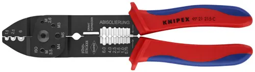 Knipex 97 21 215 C Crimping Pliers, 8 1/2" Nominal Length Hot Picks