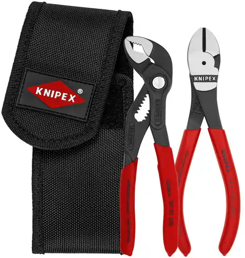 Buy Today Knipex 00 20 72 V02 2 Pc Mini Pliers In Belt Pouch (74 01 160 & 87 01 125)
