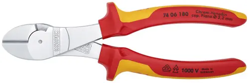 Save Now Knipex 74 06 180 High Leverage Diagonal Cutters-1000V Insulated, 7 1/4" Nominal Length
