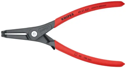 Knipex 49 41 A31 External 90° Angled Precision Snap Ring Pliers-Limiter, 8 1/4" Nominal Length Cheap