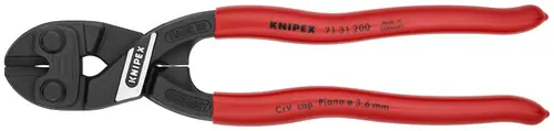 Budget Knipex 71 31 200 SBA CoBolt High Leverage Compact Bolt Cutters-Notched Blade, 8" Nominal Length
