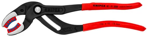 Knipex 81 11 250 SBA Pipe Gripping Pliers-Replaceable Plastic Jaws, 10" Nominal Length Sale
