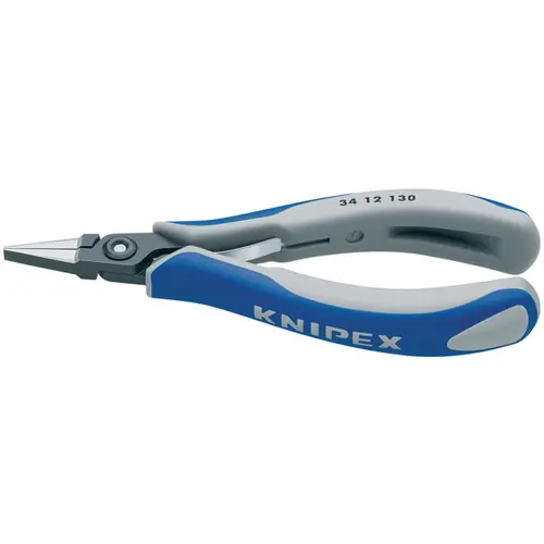 Knipex 34 12 130 Electronics Pliers-Flat Tips, 5 1/4" Nominal Length High Quality