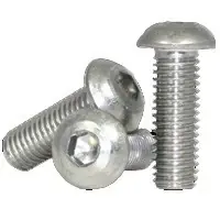 Direct From Factory 5/16"-18 x 5/8" Button Head Socket Cap Screws, 316 Stainless Steel, Fully Threaded, Qty 100