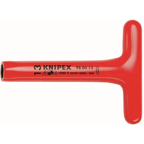 Express Delivery Knipex 98 05 13 T-Socket Wrench-1000V Insulated 13 mm, 12‘ Nominal Length