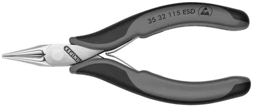 Limited Time Knipex 35 32 115 Electronics Pliers-Round Tips, 4 1/2" Nominal Length