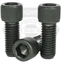 5/16"-18 x 3 1/2" Socket Head Cap Screws, 1936 Series, Thermal Black Oxide, Partial Thread, Coarse (UNC), Alloy Steel, Qty 100 One Day Deal