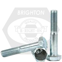 New Arrival M12-1.75 x 50 mm Hex Cap Screws, Metric Class 10.9, Zinc-Blue Cr+3, Partial Thread, Coarse (UNC), Alloy Steel, Qty 50