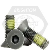 1/2"-20 x 1 3/4" Flat Head Socket Cap Screws, Nylon-Patch Thermal Black Oxide, Full Thread, Fine (UNF), Alloy Steel, Qty 50 Genuine