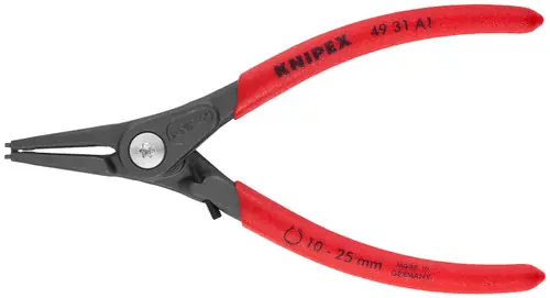 Knipex 49 31 A1 External Precision Snap Ring Pliers-Limiter, 5 1/4" Nominal Length Genuine