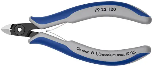 Exclusive Offer Knipex 79 22 120 Electronics Diagonal Cutters, 4 3/4" Nominal Length