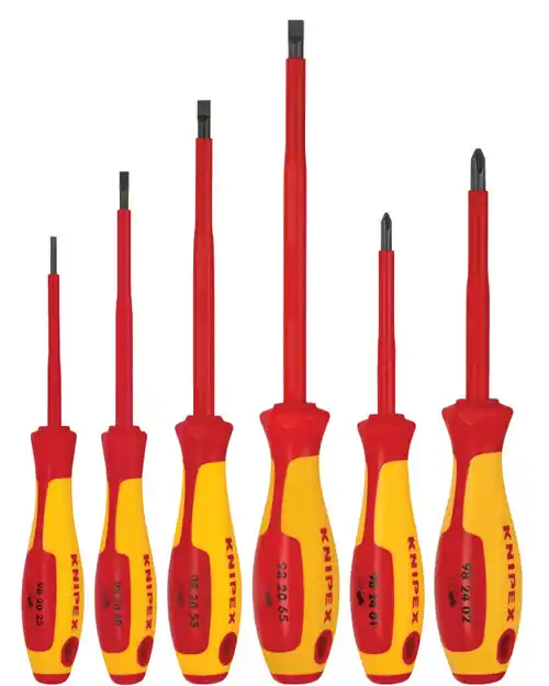 Buy Online Knipex 9K 98 98 33 US 6 Pc Screwdriver Set, 1000V Insulated