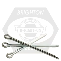 3/16" x 1" Cotter Pins, E x tended Prong Square Cut, Zinc Cr+3, Qty 100 Today Only