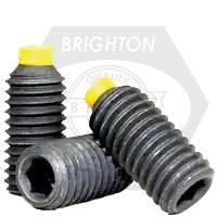 1/2"-13 x 2" Socket Set Screws, Nylon-Tip, Alloy Steel, Qty 50 Luxury