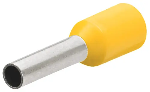 Premium Knipex 97 99 356 10 AWG (6.0 mm²) Long Wire End Ferrule With Collar, N/A Nominal Length