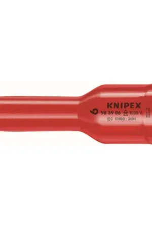 Knipex 98 39 05 Hex Socket, 3/8" Drive-1000V Insulated, 5 mm, N/A Nominal Length Latest