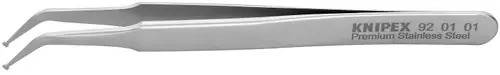 Knipex 92 01 01 Premium Stainless Steel Positioning Tweezers-45°Angled-SMD, 4 1/2" Nominal Length Discount