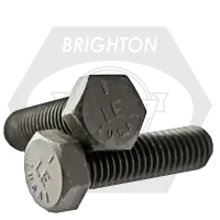 5/16"-24 x 5 1/2" Hex Cap Screws, Grade 5, Plain Finish, Partial Thread, Fine (UNF), Medium Carbon Steel, Made in USA, Qty 50 Professional Grade