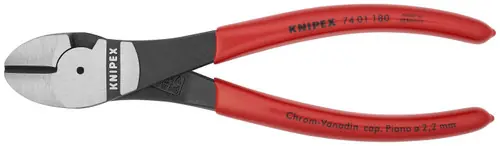 Knipex 74 01 180 High Leverage Diagonal Cutters, 7 1/4" Nominal Length New Release