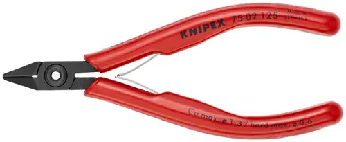 Knipex 75 52 125 Electronics Diagonal Cutters, 5" Nominal Length Seasonal Sale
