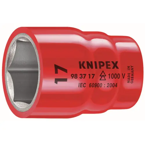Knipex 98 37 5/16" Hex Socket, 3/8"-1000V Insulated 5/16", N/A Nominal Length Authentic