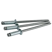 High Quality Aca 4-6 1/8 (.313-.375) x 0.500 Aluminum /Aluminum Countersunk Blind Rivet, Qty 500