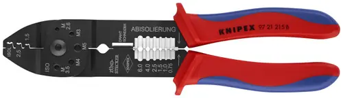 Knipex 97 21 215 B Crimping Pliers, 8 1/2" Nominal Length Today Only