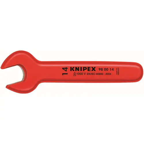 Latest Knipex 98 00 07 Open End Wrench-1000V Insulated, 7 mm, 4 1/4" Nominal Length
