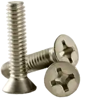 In Demand 4-40 x 7/16" Machine Screws, 100 Degree Phillips Flat Head, 18-8 Stainless Steel A2, Full Thread, Coarse (UNC), Qty 1000