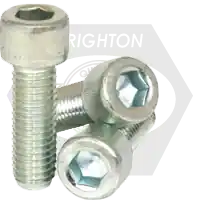 1/2"-13 x 3 1/4" Socket Head Cap Screws, Zinc-Bake Cr+3, Partial Thread, Coarse (UNC), Alloy Steel, Qty 25 Fan Favorite