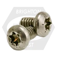 Seasonal Sale M4-0.70 x 50 mm Machine Screws, Torx Pan Head, T20 Drive 6-Lobe, 18-8 Stainless Steel A2, Full Thread, Metric ISO 14583, Qty 500