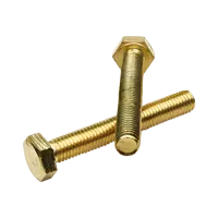 M6-1.00 x 30 mm Hex Cap Screws, Brass, Full Thread, DIN 933, Qty 300 Factory Price