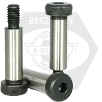 Weekend Sale M16-M12 x 45 mm Socket Shoulder Screws, Metric Class 12.9, Thermal Black Oxide, Coarse (UNC), Alloy Steel, ISO 7379, Qty 25