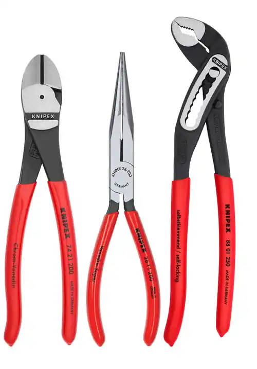 Knipex 00 20 08 US1 3 Pc Universal Pliers Set w/ Alligator Pliers Don't Miss Out