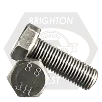 M10-1.25 x 16 mm Hex Cap Screws, Metric Class 8.8, Plain Finish, Full Thread, Fine (UNF), Medium Carbon Steel, DIN 961, Qty 100 Trusted Brand