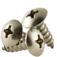 8-15 x 5/16" Self-Tapping Screws, Phillips Truss Head, Type A, 18-8 Stainless Steel A2, Full Thread, Qty 1000 Affordable