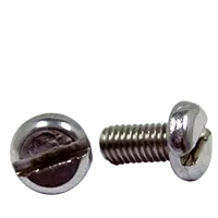 M3-0.50 x 5 mm Machine Screws, Slotted Pan Head, 18-8 Stainless Steel A2, Full Thread, DIN 85, Qty 1000 Cheap