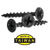 Hot Picks 6-18 x 3/4" Bugle Head Phil, Fine, Proferred Drywall Screw Black Phosphate, Qty 5