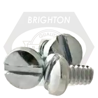 6-32 x 5/16" Machine Screws, Slotted Binder Head, 18-8 Stainless Steel, Full Thread, Qty 500 While Supplies Last
