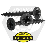 8 x 3" Proferred Drywall Screws, Square Drive Trim Head, Gray Phosphate Finish (Taiwan), Qty 2000 Factory Price