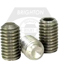 M16-2.00 x 40 mm Socket Set Screws Cup Point, 18-8 Stainless Steel A2, Coarse (UNC), Qty 50 Same Day Shipping