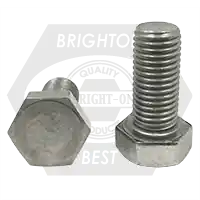 M6-1.00 x 75 mm Hex Cap Screws, 316 Stainless Steel A4, Full Thread, Coarse (UNC), DIN 933, Qty 100 Fast Shipping
