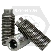 6-32 x 7/8" Socket Set Screws, 1/2 Dog Point, Black Oxide, Coarse (UNC), Alloy Steel, Qty 100 Bargain