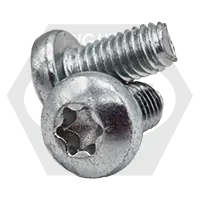 M2.5-0.45 x 8 mm Thread-Forming Screws, Star Drive (6-Lobe) Pan Head, Zinc Cr+3, Full Thread, DIN 7500C, Qty 40000 Hot Deal