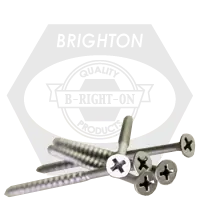 Hot Deal 10-8 x 4" Deck Screws, Phillips Bugle Head, Dacrotized, Low Carbon Steel, Qty 1000